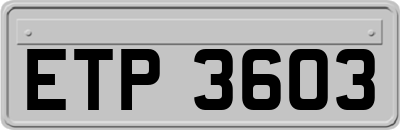 ETP3603