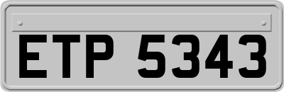 ETP5343