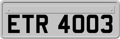 ETR4003