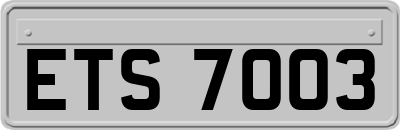 ETS7003