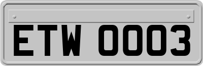 ETW0003