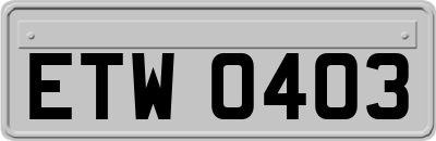 ETW0403