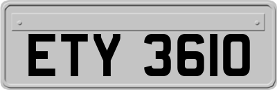 ETY3610