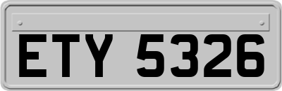 ETY5326