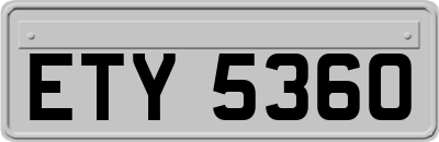 ETY5360
