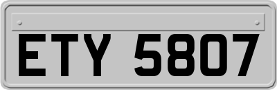 ETY5807