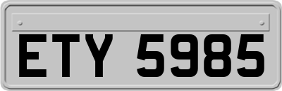 ETY5985