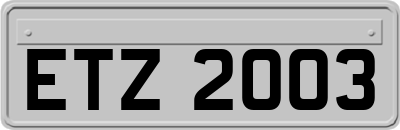 ETZ2003