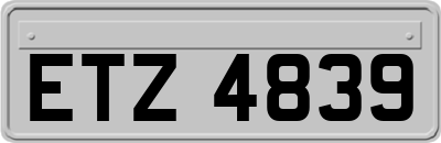 ETZ4839