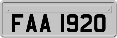 FAA1920