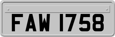 FAW1758