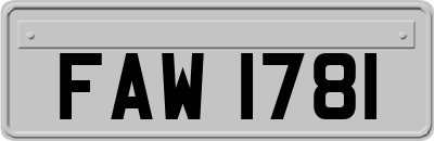 FAW1781