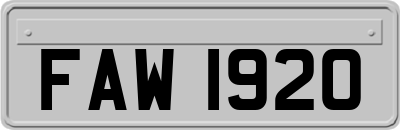FAW1920