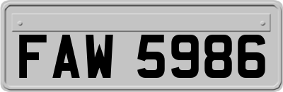 FAW5986