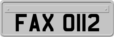 FAX0112