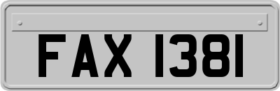 FAX1381