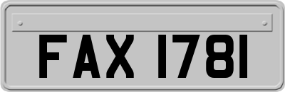 FAX1781