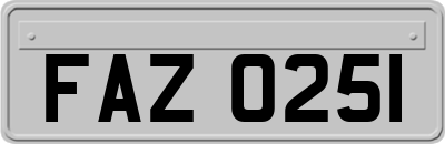 FAZ0251