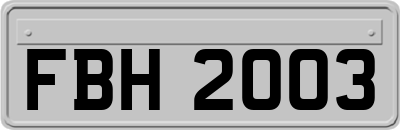 FBH2003
