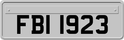 FBI1923