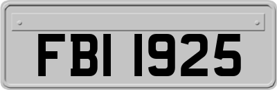 FBI1925