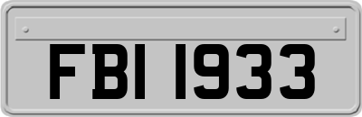FBI1933