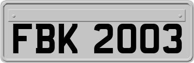 FBK2003