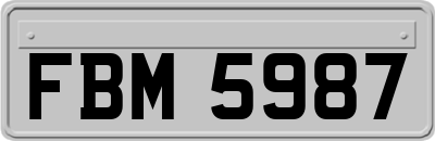 FBM5987