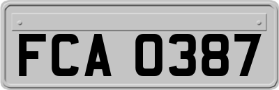FCA0387