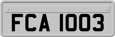 FCA1003