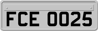 FCE0025