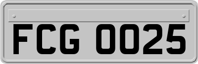 FCG0025