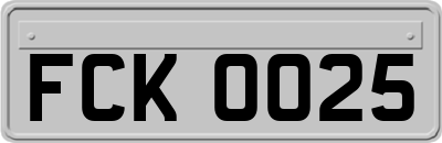 FCK0025
