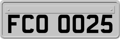 FCO0025