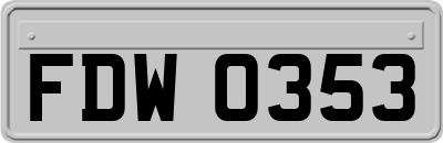 FDW0353