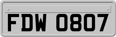 FDW0807