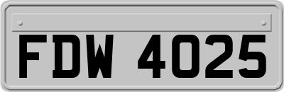 FDW4025