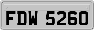 FDW5260