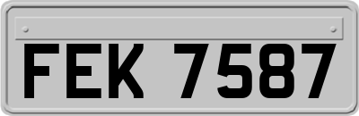 FEK7587