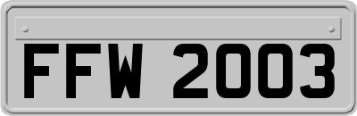 FFW2003