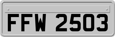 FFW2503