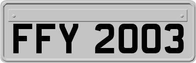 FFY2003
