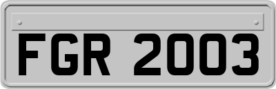 FGR2003