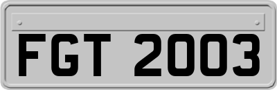 FGT2003