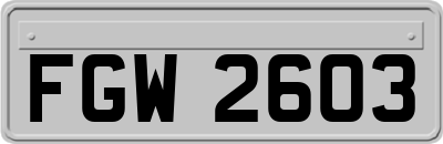 FGW2603