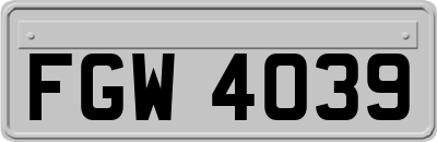 FGW4039