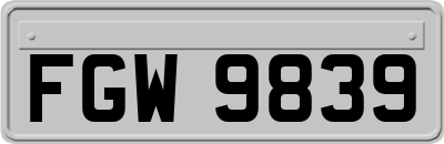 FGW9839