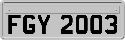 FGY2003