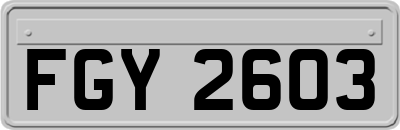 FGY2603