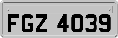 FGZ4039
